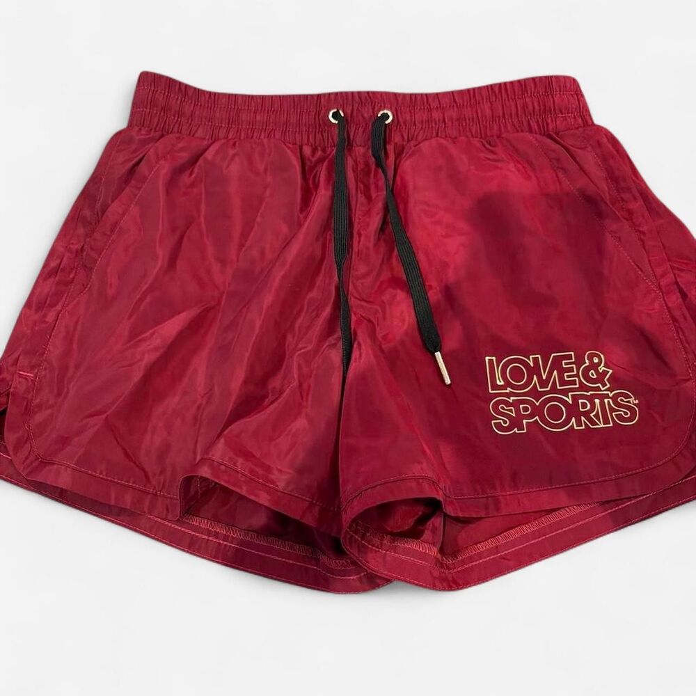 Love-sports Women's Burgundy and Red Shorts